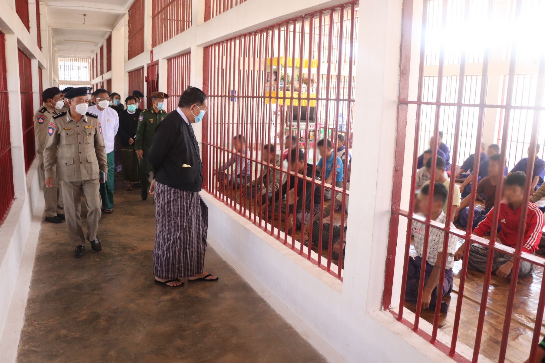 ပြည်ထောင်စုတရားသူကြီးချုပ် ကျိုက်မရောဗဟိုအကျဉ်းထောင်ကြည့်ရှုစစ်ဆေး